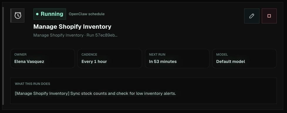 Manage Shopify Inventory